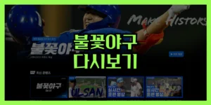 불꽃야구 다시보기
