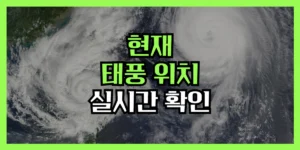 현재-태풍위치-실시간-확인